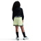 NIKE Pro Dri-FIT Fleece Hoodie Mädchen 011 - black/black/black/white S (128-137 cm)
