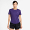 NIKE Tempo Dri-FIT kurzarm Laufshirt Damen 547 - court purple/reflective silv S
