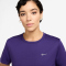 NIKE Tempo Dri-FIT kurzarm Laufshirt Damen 547 - court purple/reflective silv S
