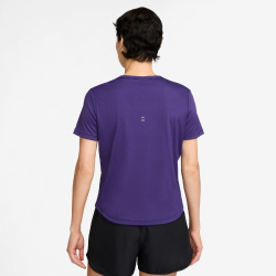 NIKE Tempo Dri-FIT kurzarm Laufshirt Damen 547 - court purple/reflective silv M