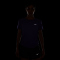 NIKE Tempo Dri-FIT kurzarm Laufshirt Damen 547 - court purple/reflective silv M