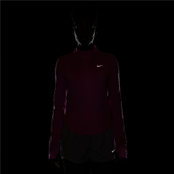 NIKE Swift Dri-FIT UV 1/2-Zip Laufshirt Damen 675 -...