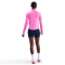NIKE Swift Dri-FIT UV 1/2-Zip Laufshirt Damen 675 - playful pink/reflective silv L