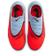 NIKE Jr. Phantom 6 Pro FG/MG Fußballschuhe Kinder 400 - royal tint/bright crimson-black 32