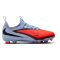 NIKE Jr. Phantom 6 Academy FG/MG Fußballschuhe Kinder 400 - royal tint/bright crimson-black 32