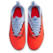 NIKE Jr. Phantom 6 Academy FG/MG Fußballschuhe Kinder 400 - royal tint/bright crimson-black 32