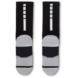 NIKE Elite Cush Crew Socken 010 - black/white/white 50-53