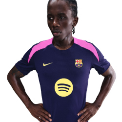 NIKE FC Barcelona Dri-FIT Strike kurzarm Trainingsshirt Herren 597 - imperial purple/midwest gold M