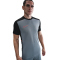 NIKE Academy Dri-FIT Fußball kurzarm Trainingsshirt Herren 065 - cool grey/black/bright crimson S