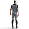 NIKE Academy Dri-FIT Fußball kurzarm Trainingsshirt Herren 065 - cool grey/black/bright crimson XL
