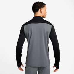 NIKE Academy Dri-FIT Fußball langarm Trainingsshirt Herren 066 - cool grey/black/bright crimson XL