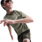 NIKE Multi Dri-FIT T-Shirt Kinder 320 - light army/olive aura/white XL (158-170 cm)