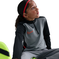 NIKE Academy 25 Dri-FIT Trainingsshirt Kinder 066 - cool grey/black/bright crimson L (147-158 cm)