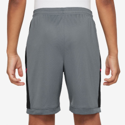 NIKE Academy 25 Dri-FIT Shorts Kinder 066 - cool grey/black/bright crimson XL (158-170 cm)