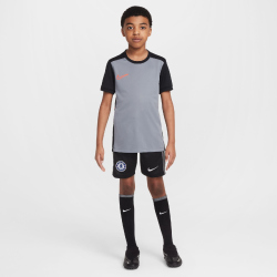 NIKE Academy 25 Dri-FIT kurzarm Trainingsshirt Kinder 065 - cool grey/black/bright crimson M (137-147 cm)