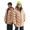 NIKE Sportswear ADP Puffermantel Kinder 200 - hemp/white S (128-137 cm)