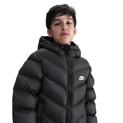 NIKE Sportswear ADP Puffermantel Kinder 010 - black/white S (128-137 cm)