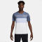 NIKE Court Advantage kurzarm Tennisshirt Herren 499 - world indigo/white S