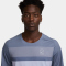 NIKE Court Advantage kurzarm Tennisshirt Herren 499 - world indigo/white S