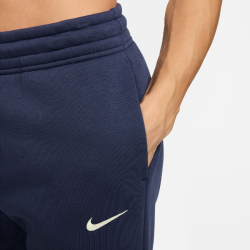 NIKE Sportswear Phoenix Mid-Rise Fleece Jogginghose Damen 410 - midnight navy/sail L