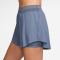 NIKE Court Ace Advantage Dri-FIT High-Waist Tennisshorts Damen 499 - world indigo/world indigo M