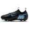 NIKE Jr. Mercurial Vapor 16 Academy FG/MG Fußballschuhe Kinder 001 - black/ice blue 32