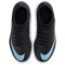 NIKE Jr. Mercurial Superfly 10 Club IC Fußballschuhe Kinder 001 - black/ice blue 32