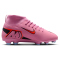 NIKE Jr. Mercurial Superfly 10 Club FG/MG Fußballschuhe Kinder 600 - magic flamingo/black-total crimson 32