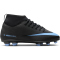 NIKE Jr. Mercurial Superfly 10 Club FG/MG Fußballschuhe Kinder 001 - black/ice blue 32