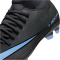 NIKE Jr. Mercurial Superfly 10 Club FG/MG Fußballschuhe Kinder 001 - black/ice blue 32
