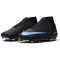 NIKE Mercurial Superfly 10 Club FG/MG Fußballschuhe Herren 001 - black/ice blue 36