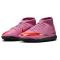 NIKE Jr. Mercurial Superfly 10 Club TF Multinocken-Fußballschuhe Kinder 600 - magic flamingo/black-total crimson 34