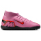 NIKE Jr. Mercurial Superfly 10 Club TF Multinocken-Fußballschuhe Kinder 600 - magic flamingo/black-total crimson 34