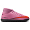 NIKE Jr. Mercurial Superfly 10 Club TF Multinocken-Fußballschuhe Kinder 600 - magic flamingo/black-total crimson 34