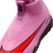 NIKE Jr. Mercurial Superfly 10 Academy TF Multinocken-Fußballschuhe Kinder 600 - magic flamingo/black-total crimson 32