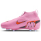 NIKE Jr. Mercurial Superfly 10 Academy FG/MG Fußballschuhe Kinder 600 - magic flamingo/black-total crimson 32