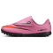 NIKE Jr. Mercurial Vapor 16 Club TF Multinocken-Fußballschuhe Kinder 600 - magic flamingo/black-total crimson 28.5