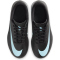 NIKE Jr. Mercurial Vapor 16 Club IC Fußballschuhe Kinder 001 - black/ice blue 32
