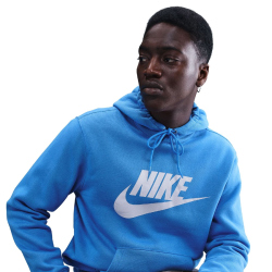 NIKE Club Fleece Hoodie Herren 435 - lt photo blue/lt...