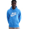 NIKE Club Fleece Hoodie Herren 435 - lt photo blue/lt photo blue/ghost S