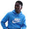 NIKE Club Fleece Hoodie Herren 435 - lt photo blue/lt photo blue/ghost S