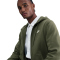 NIKE Club Fleece-Kapuzenjacke Herren 222 - medium olive/medium olive/white XL