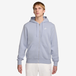 NIKE Club Fleece-Kapuzenjacke Herren 057 - ghost/ghost/white S