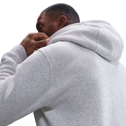 NIKE Club Fleece-Kapuzenjacke Herren 051 - birch heather/white/white S
