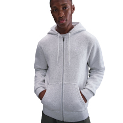 NIKE Club Fleece-Kapuzenjacke Herren 051 - birch heather/white/white M