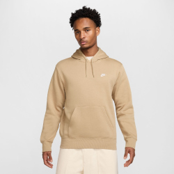 NIKE Club Fleece-Hoodie Herren 297 - parachute beige/parachute beige/white S