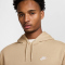NIKE Club Fleece-Hoodie Herren 297 - parachute beige/parachute beige/white S