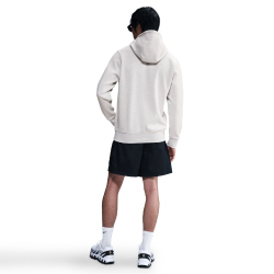 NIKE Club Fleece-Hoodie Herren 051 - birch heather/white/white S