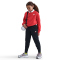 NIKE Sportswear Club Fleece Jogginghose Kinder 015 - black/university red/white M (137-147 cm)