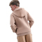 NIKE Sportswear Club Fleece Kapuzenjacke Kinder 200 - hemp/white S (128-137 cm)